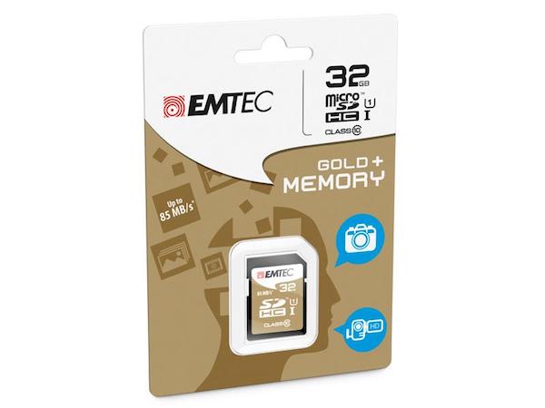 SDHC 32GB Emtec CL10 Gold-01