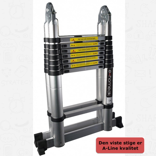Foldbar teleskopstige 5,0 meter - Billede 21