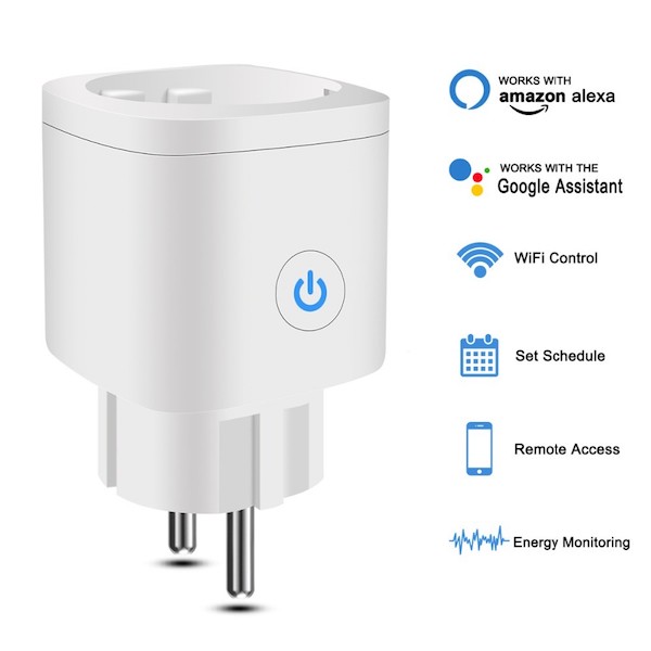 Smart Wi-Fi stikkontakt med forbrugsmåling - Billede 3