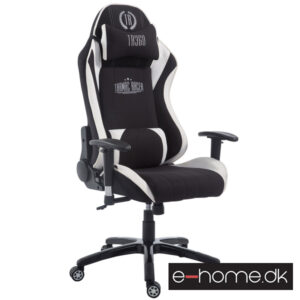 Gamer kontorstol Hvid:Sort Stof_192591837_e-home