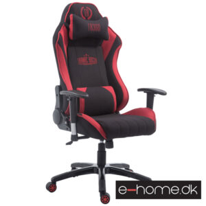 Gamer kontorstol Rød:Sort Stof_192591763_e-home