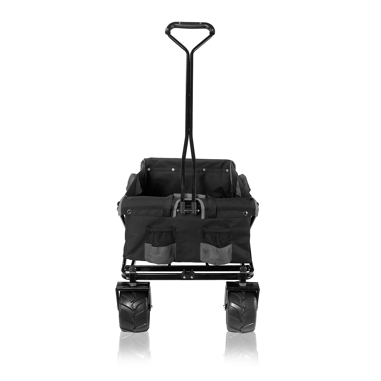 Foldbar trækvogn Offroad Grå/Sort - Billede 7