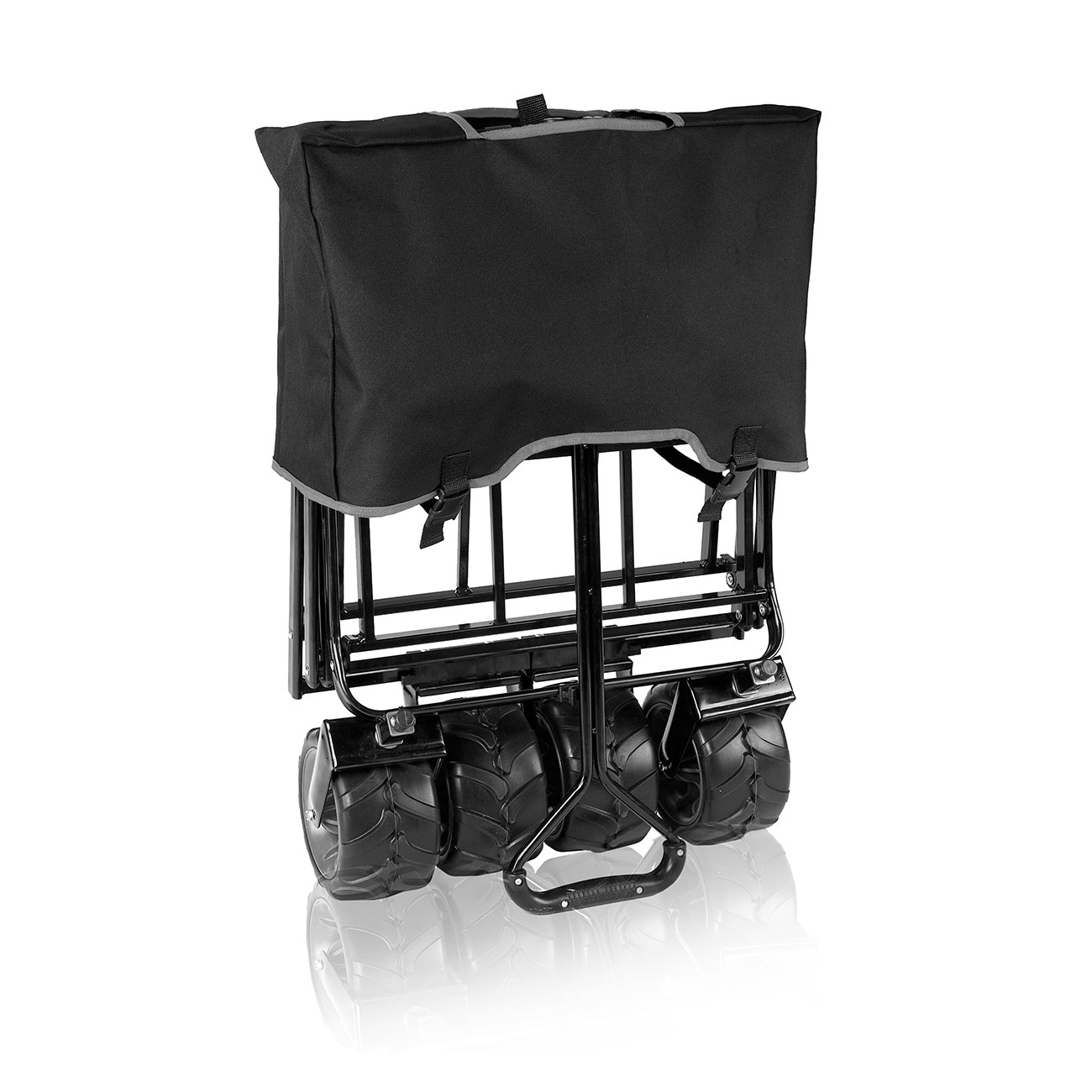 Foldbar trækvogn Offroad Grå/Sort - Billede 9