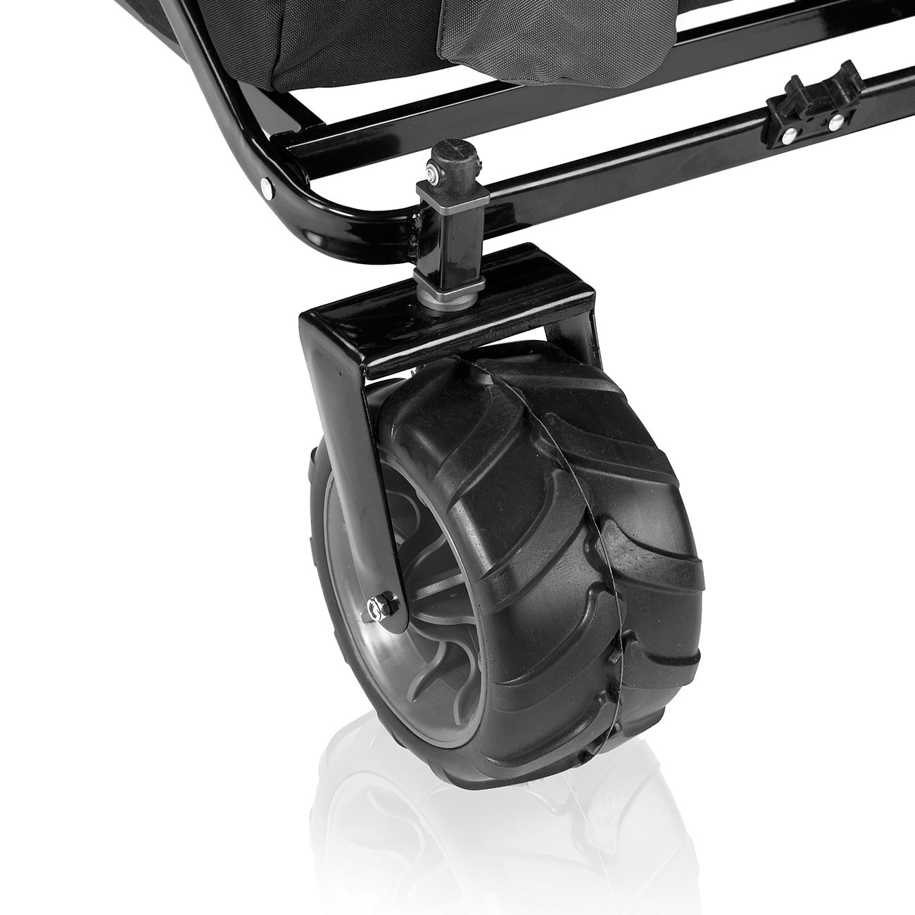 Foldbar trækvogn Offroad Grå/Sort - Billede 11