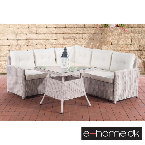 Hjørnesofa Model Sierra Hvid_creme_301651_e-home