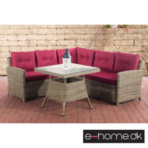 Hjørnesofa Model Sierra Natura_rød_301659_e-home