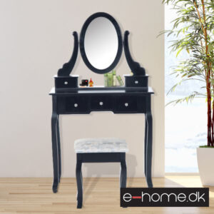 Sminkebord Model Princess Sort_831-098BK_e-home