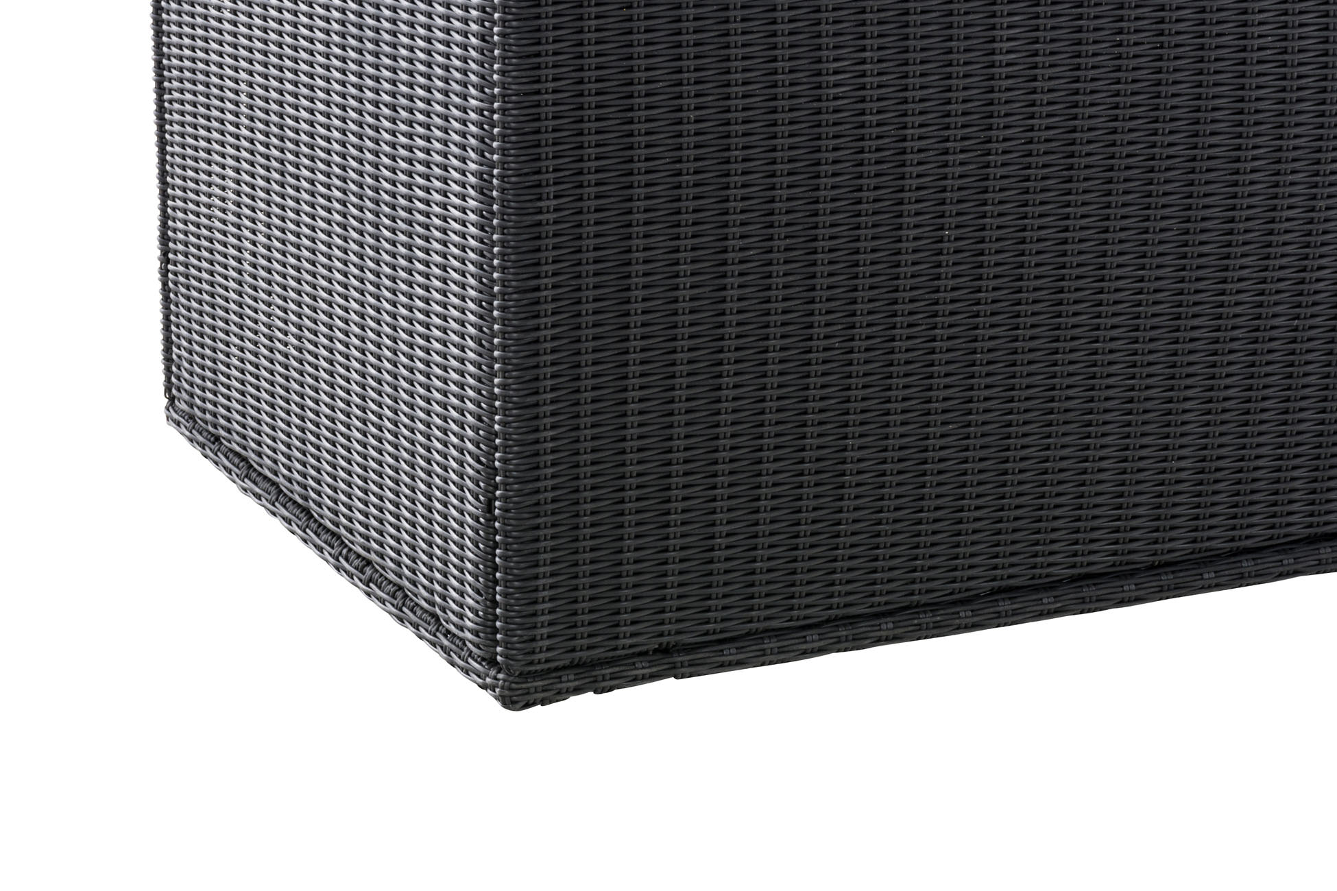Hyndebox Model Comfy 125 - Sort - Ø5 Polyrattan - Billede 9