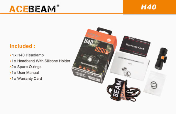 Acebeam H40 1050 Lumen Pandelampe_410018_e-home