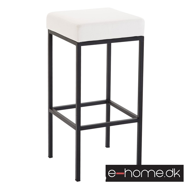 Barstol Newark 80 Kunstlæder Rustfri - Hvid_309675_e-home