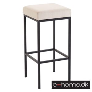 Barstol Newark 80 Stof Sort - Creme_309694_e-home