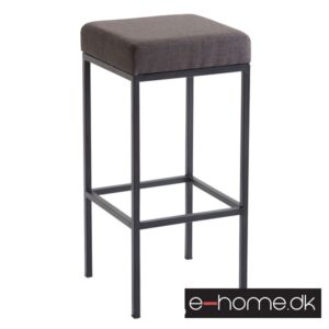 Barstol Newark 80 Stof Sort - Mørkgrå_309693_e-home
