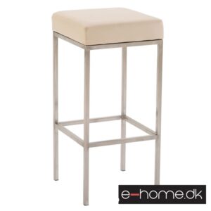 Barstol Newark 85 Kunstlæder Rustfri - Creme_309672_e-home