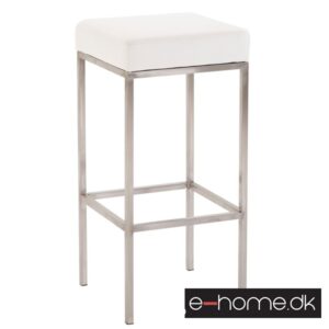 Barstol Newark 85 Kunstlæder Rustfri - Hvid_309667_e-home