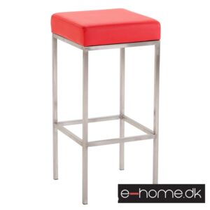 Barstol Newark 85 Kunstlæder Rustfri - Rød_309669_e-home