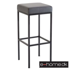 Barstol Newark 85 Kunstlæder Sort - Grå_309664_e-home