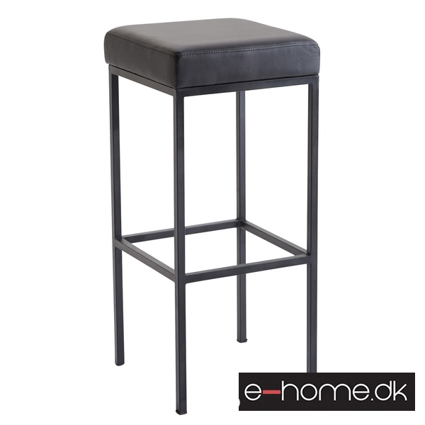 Barstol Newark 85 Kunstlæder Sort - Sort_309661_e-home