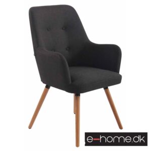 Loungestol Aarhus_Stof_Natur-Mørkgrå_e-home_306882