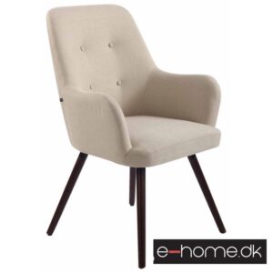 Loungestol Aarhus_Stof_Valnød-Creme_306889_e-home