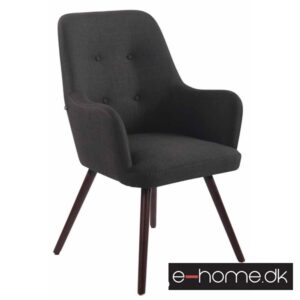 Loungestol Aarhus_Stof_Valnød-Mørkegrå_306888_e-home