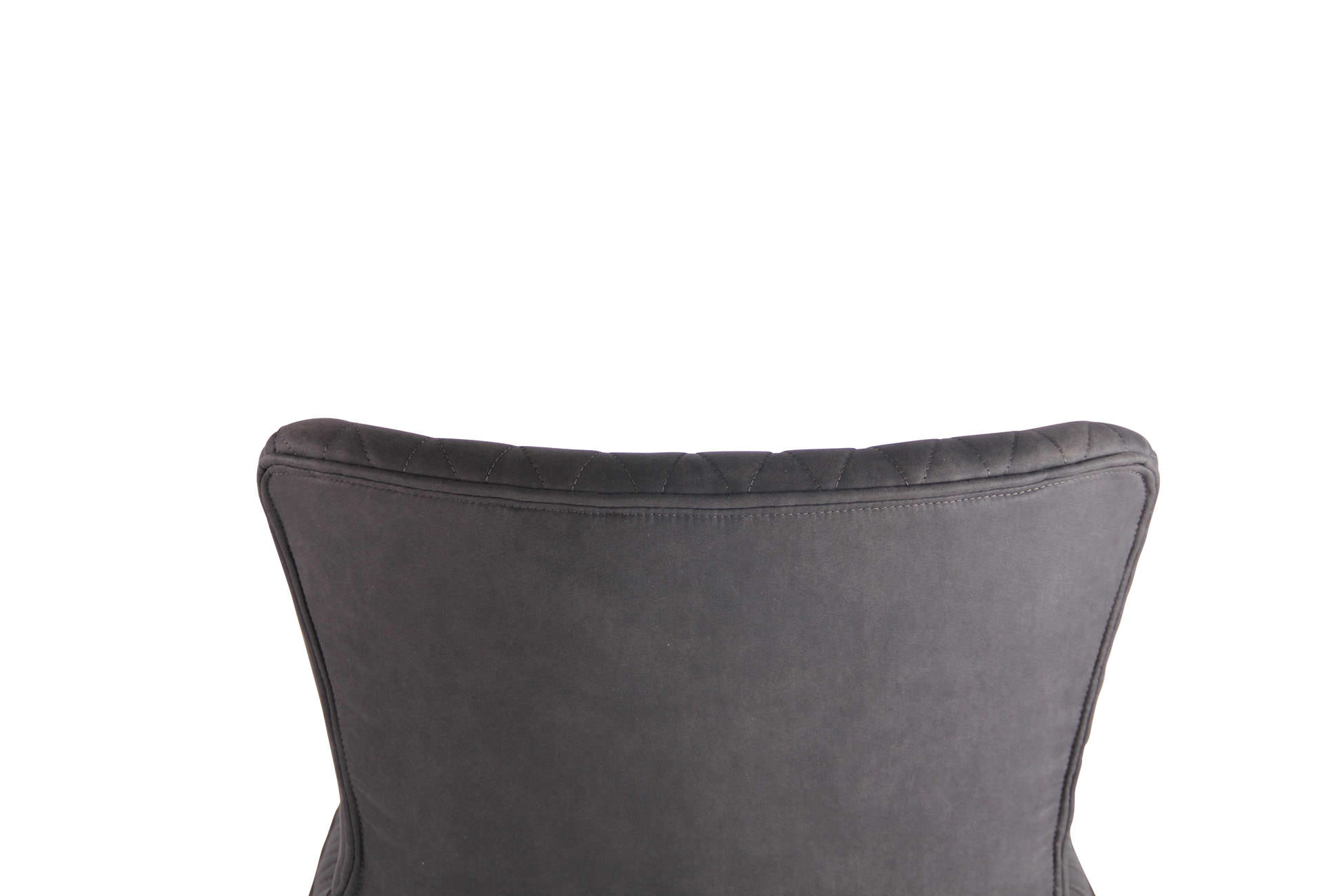 Barstol Hanoi Vintage, kunstlæder sort, ben mørk træ - Billede 5