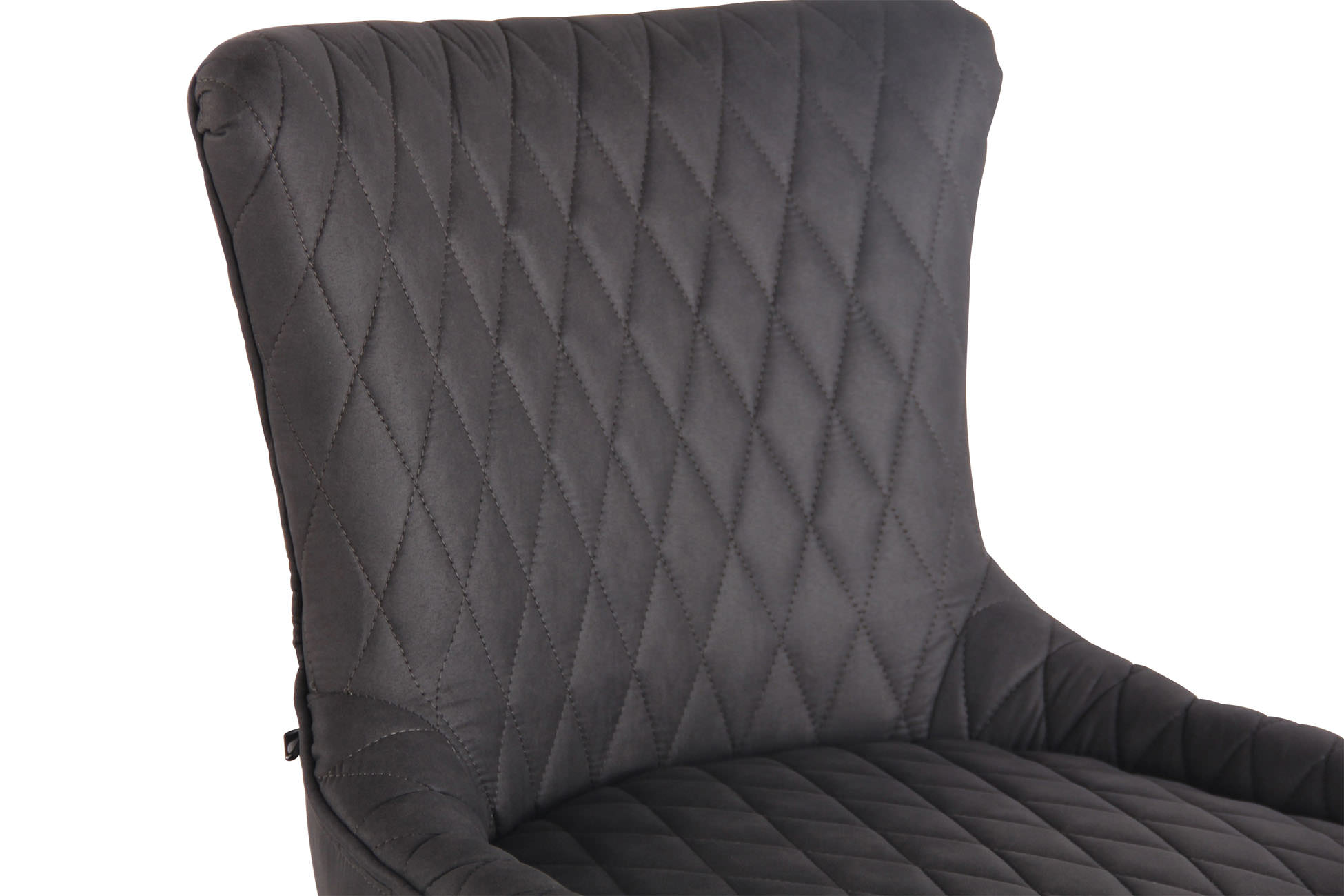 Barstol Hanoi Vintage, kunstlæder sort, ben mørk træ - Billede 6