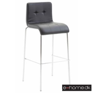 Barstol Kado_kunstlæder sort_ben krom runde_302891_e-home