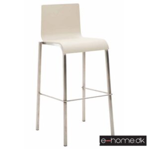 Barstol Kado_kunststof creme_ben rustfrit firkantede_302819_e-home