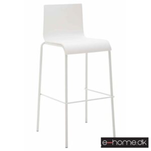 Barstol Kado_kunststof hvid_ben hvide runde_302801_e-home