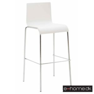 Barstol Kado_kunststof hvid_ben krom runde_302799_e-home