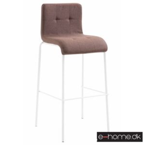 Barstol Kado_stof brun_ben hvide runde_302972_e-home