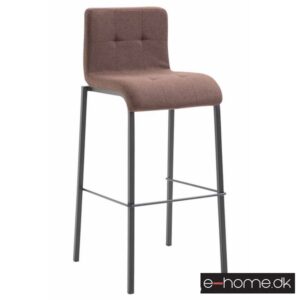 Barstol Kado_stof brun_ben sort_firkantet_303021_e-home