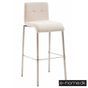 Barstol Kado_stof creme_ben rustfrit_firkantet_303015_e-home