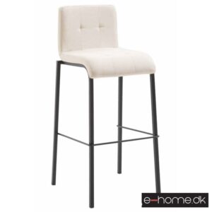 Barstol Kado_stof creme_ben sort_firkantet_303022_e-home