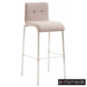 Barstol Kado_stof mokka_ben rustfrit_firkantet_303020_e-home