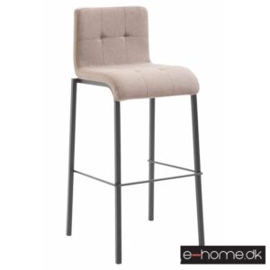 Barstol Kado_stof mokka_ben sort_firkantet_303027_e-home