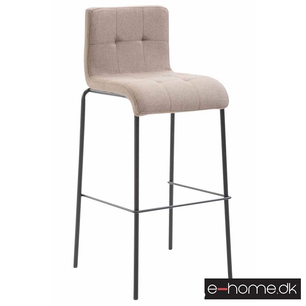 Barstol Kado_stof mokka_ben sorte runde_302971_e-home