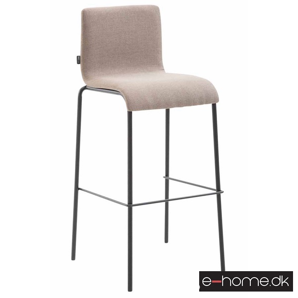 Barstol Kado_stof mokka_ben sorte runde_302999_e-home