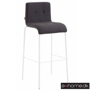Barstol Kado_stof sort_ben hvide runde_302977_e-home