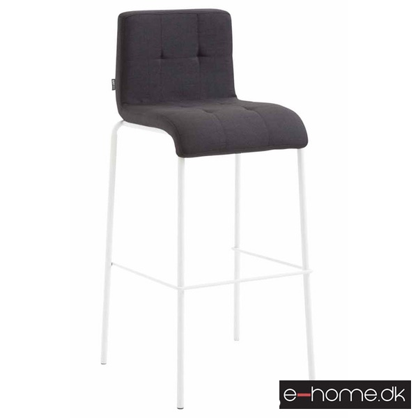 Barstol Kado_stof sort_ben hvide runde_302977_e-home