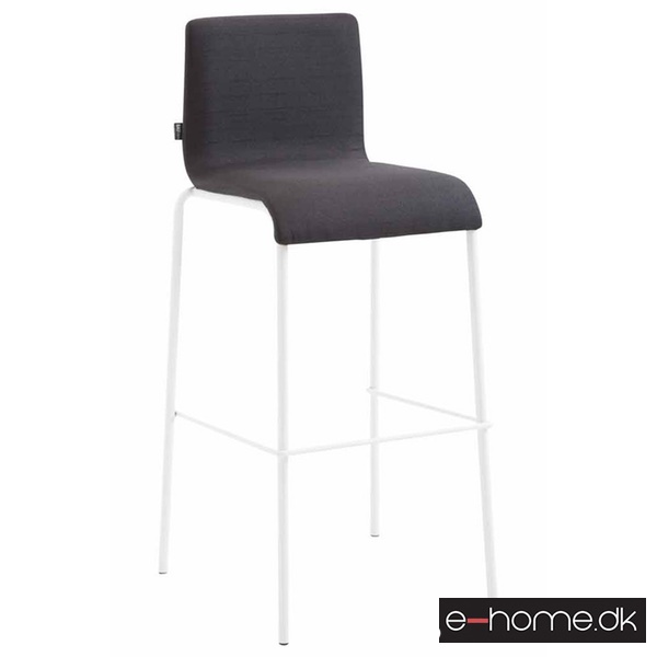 Barstol Kado_stof sort_ben hvide runde_303005_e-home