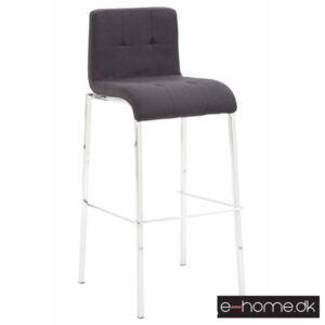 Barstol Kado_stof sort_ben krom_firkantet_303012_e-home