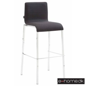 Barstol Kado_stof sort_ben krom_firkantet_303040_e-home