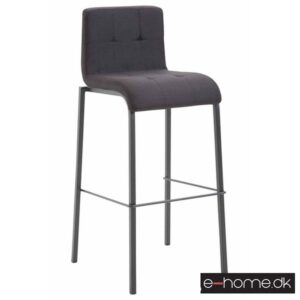 Barstol Kado_stof sort_ben sort_firkantet_303026_e-home