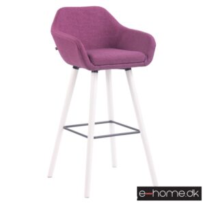 Barstol model Adelaide_stof lilla_ben hvid_308867_e-home