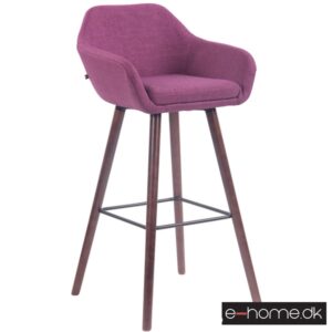 Barstol model Adelaide_stof lilla_ben valnød_308856_e-home