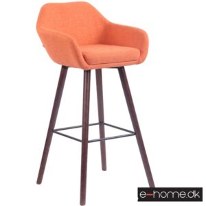 Barstol model Adelaide_stof orange_ben valnød_308857_e-home