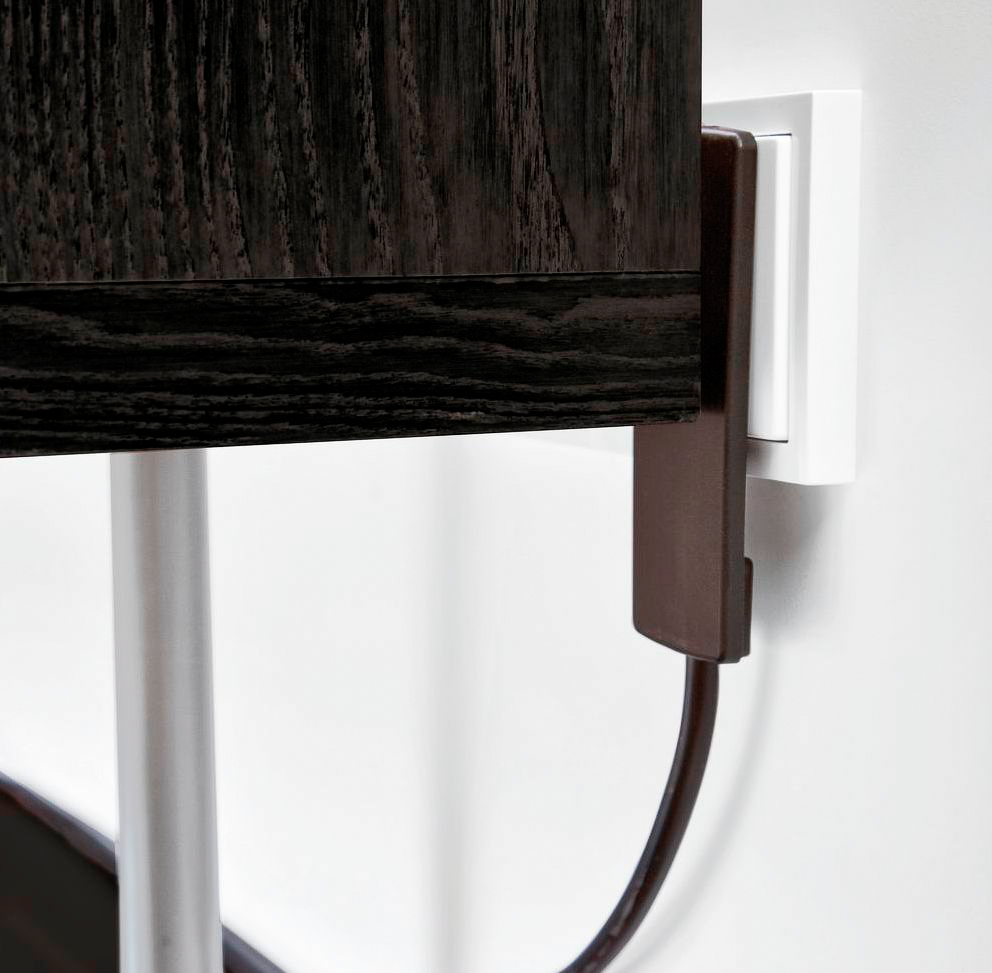 Fladstik EVOline® Plug med 1,5 m kabel og stikdåse, Sort - Billede 4