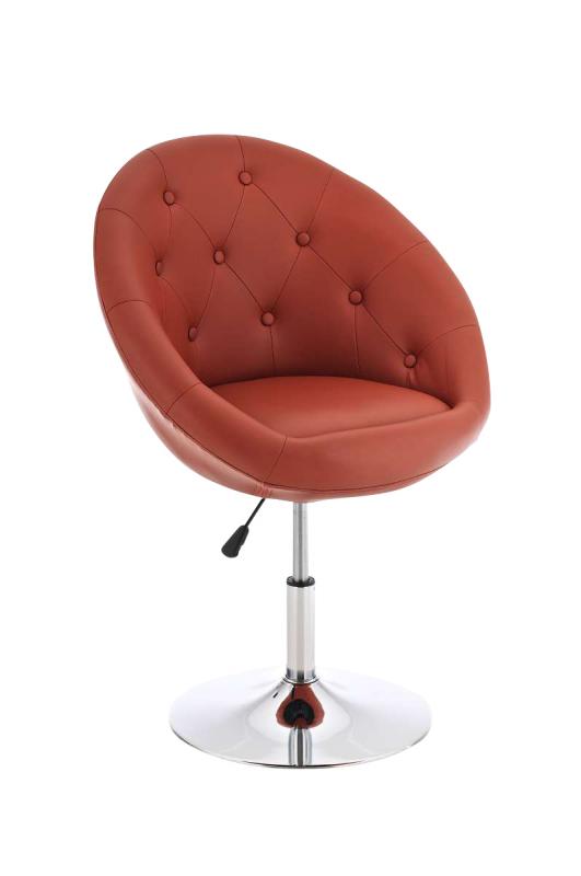 Loungestol London, kunstlæder, Bordeauxrød