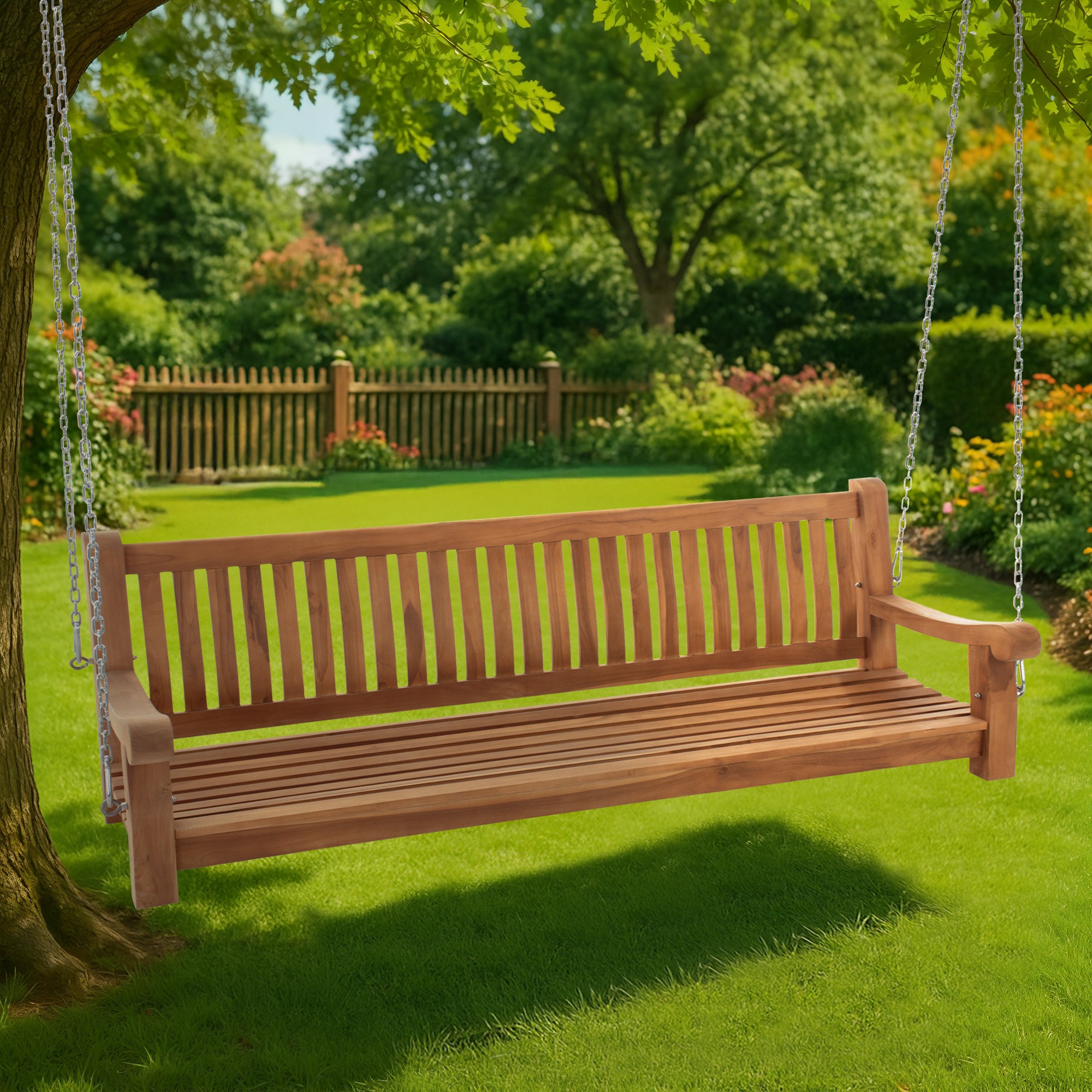 Gyngebænk Joyce 200 cm - Teak